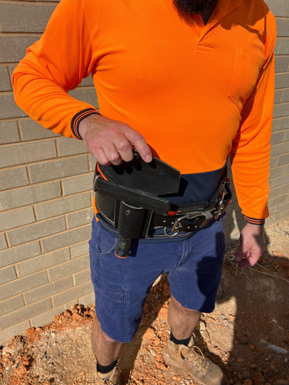 Supersonic Leather 6" Scraper Holster - for angled or straight scrapers